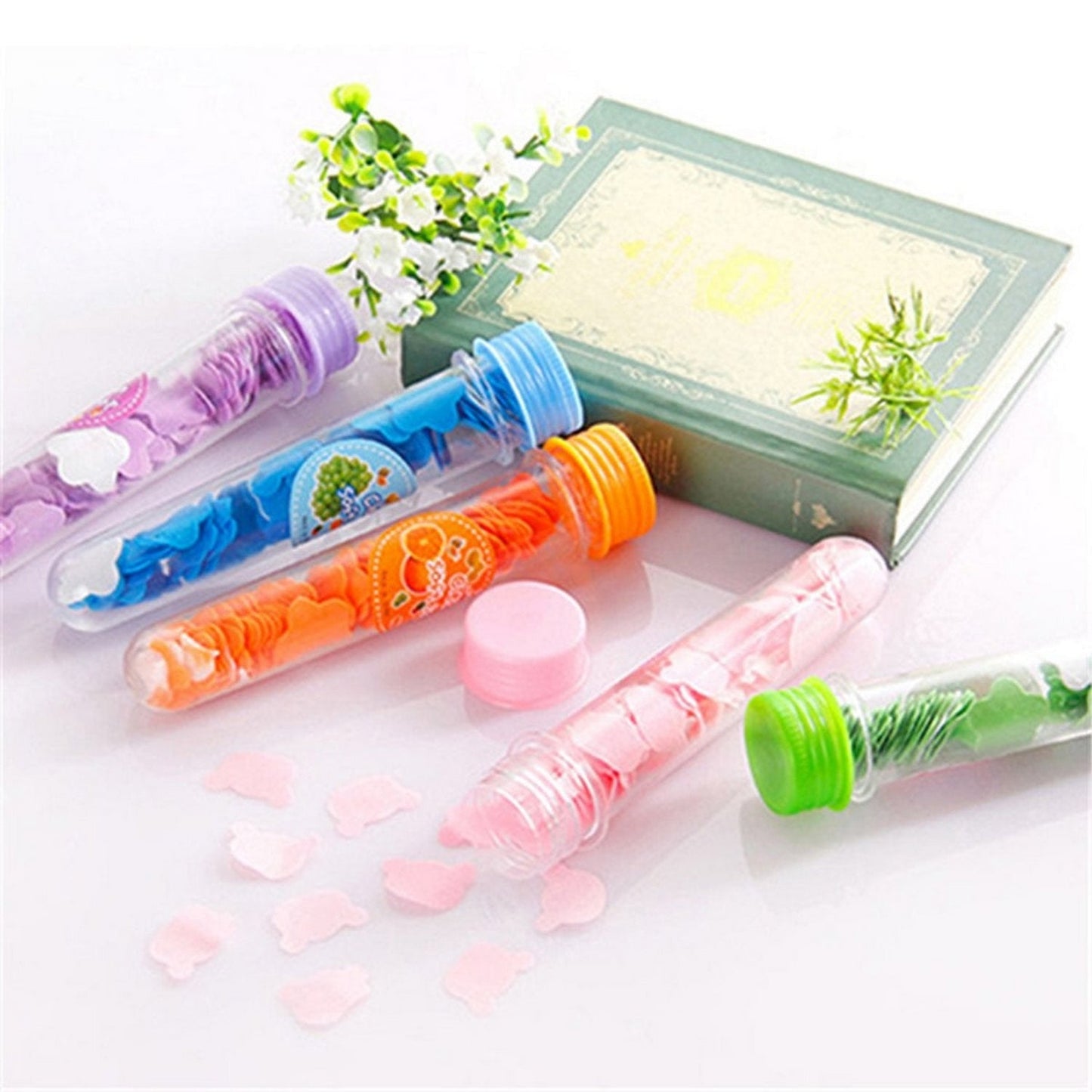 Disposable Flower Paper Soap For Travel 100 Pieces - FlyingCart.pk