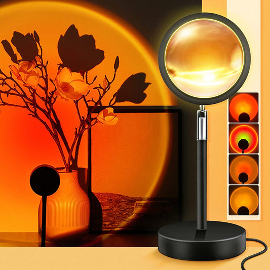 Sunset Projector Lamp LED 180 Degree Rotation - FlyingCart.pk