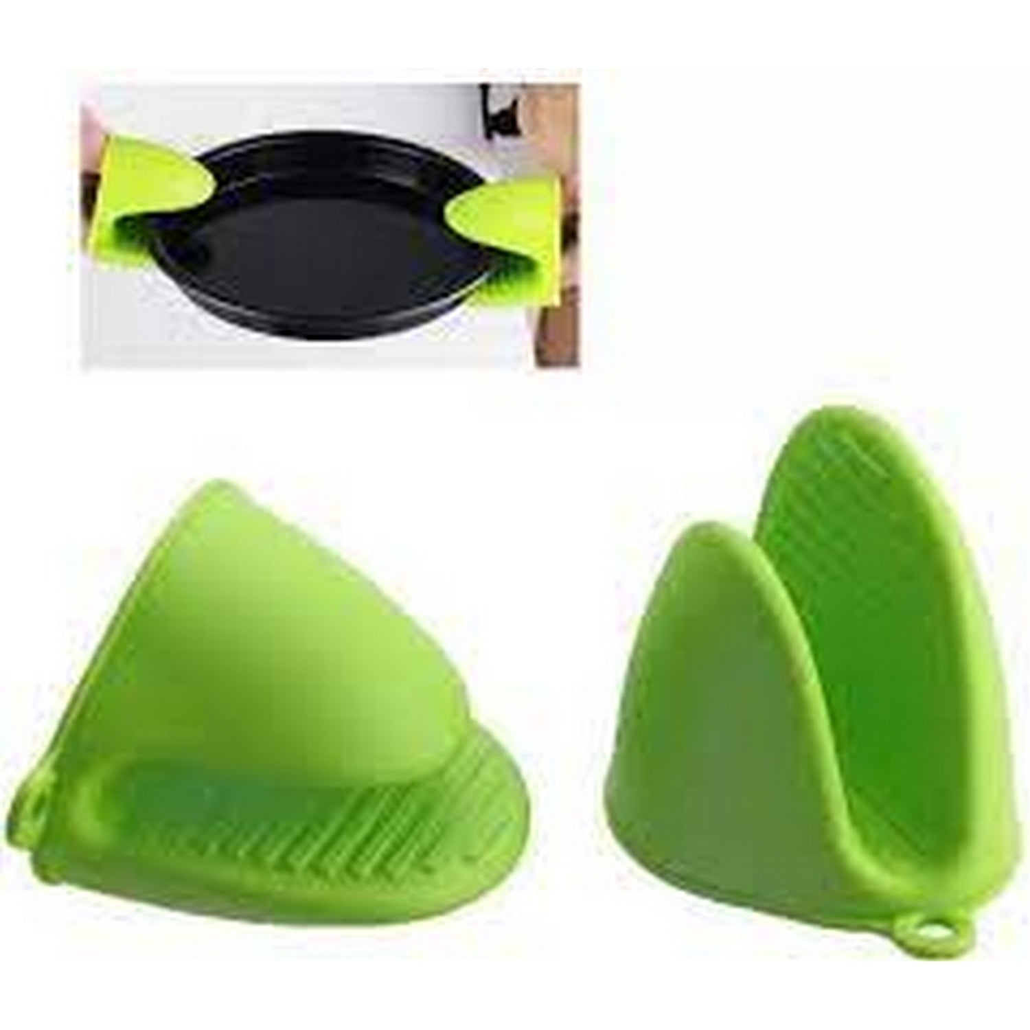 Silicone Oven Mitts Pot Holder 1 Pair - FlyingCart.pk