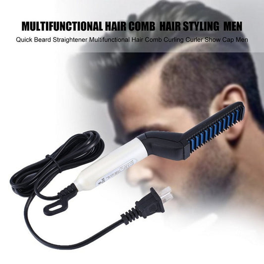 Electric Straightener Hair And Beard Quick Comb