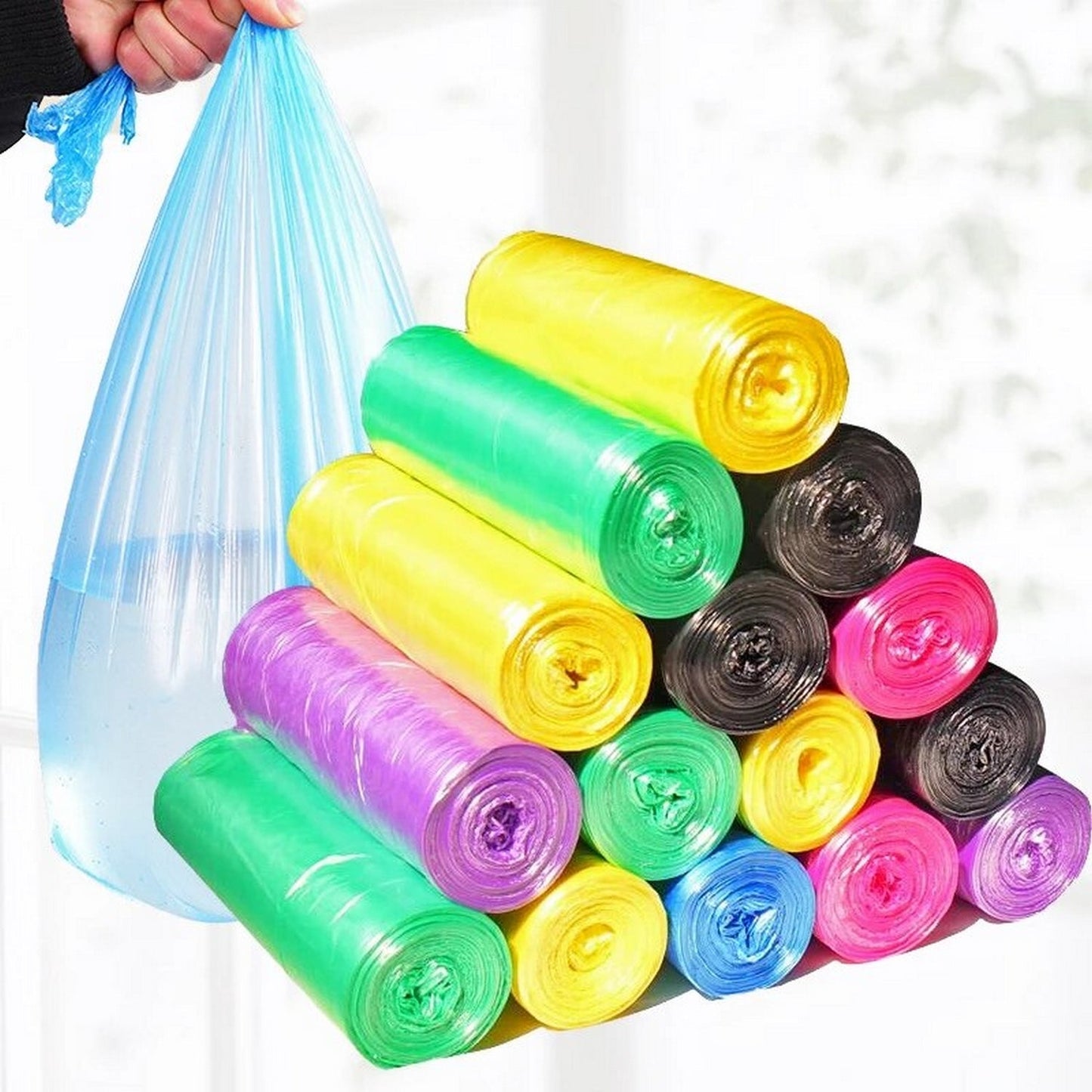 Disposable Plastic Garbage Trash Bags (1 Pack 100 Pcs) - FlyingCart.pk