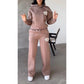 Skin Pullover Hoodie Cord set For Women- FlyingCart.pk