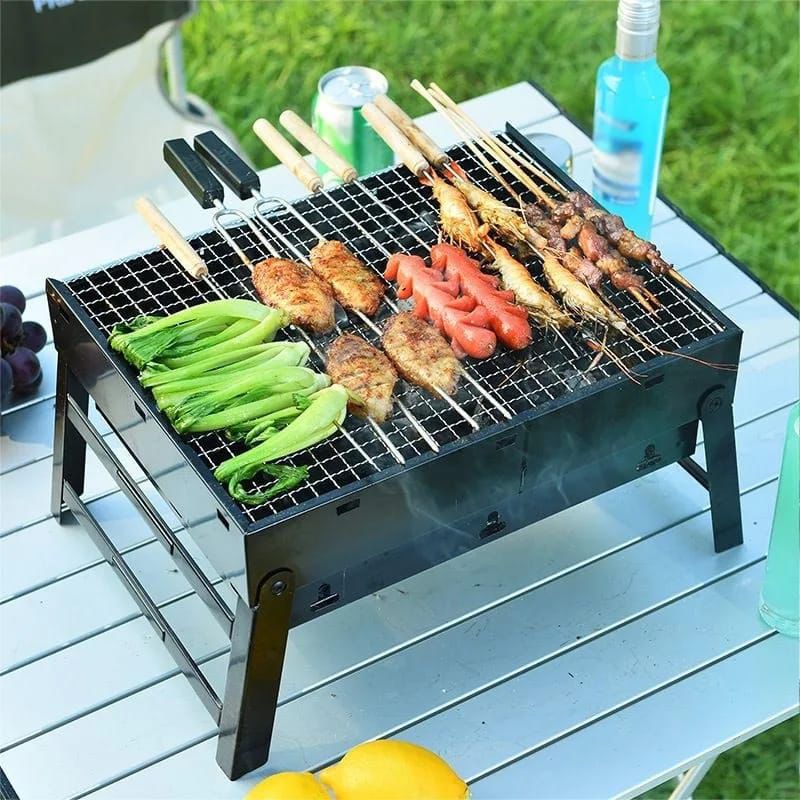 Stainless Steel BBQ Grill Foldable
