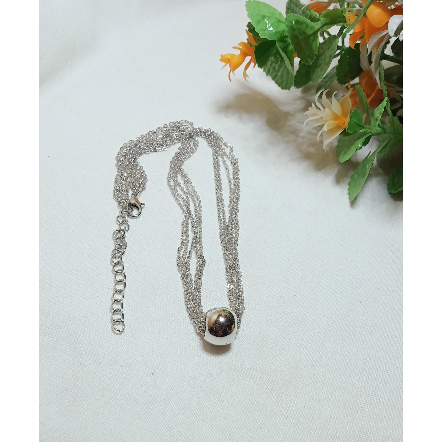 Steel Ball Neck Chain - FlyingCart.pk