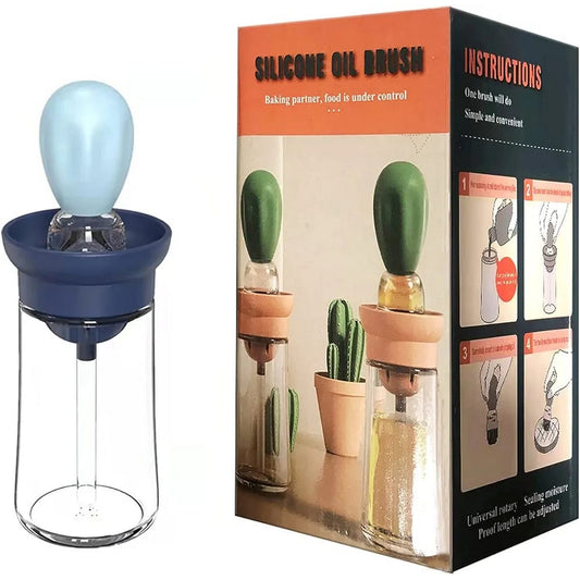 Oil Dispenser With Silicone Brush - FlyingCart.pk