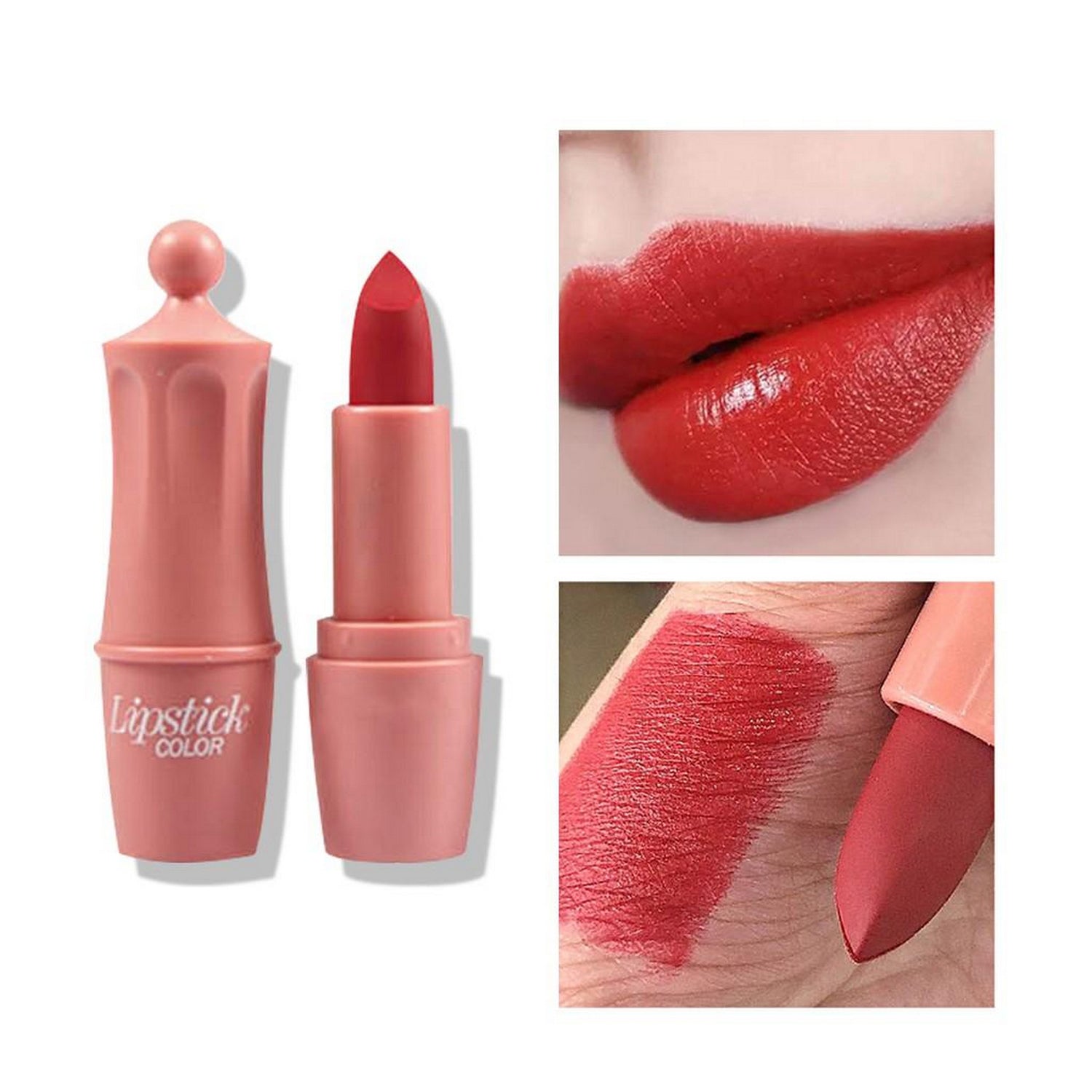 HENGFANG Velvet Matte Lipstick Set Not Easy To Fade Lip Makeup Cosmetic 3.5g x 4 - FlyingCart.pk