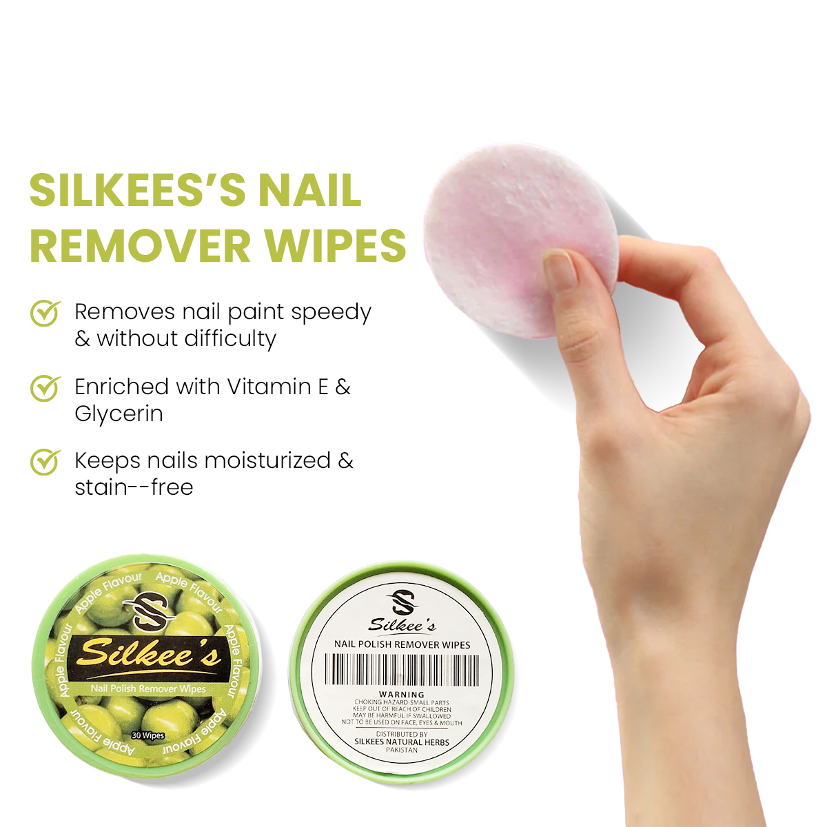 Nail Polish Remover Wipes- FlyingCart.pk