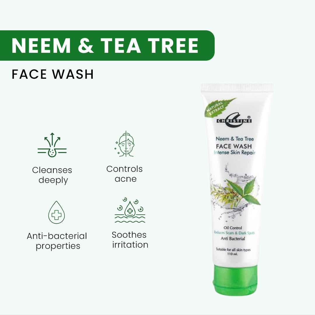 Christine Neem & Tea Tree Face Wash 110ml - FlyingCart.pk