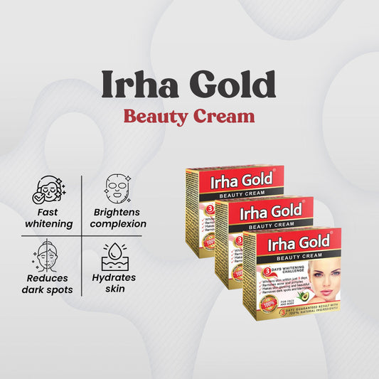 Irha Gold Beauty Cream Pack Of 3 - FlyingCart.pk