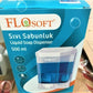 Flosoft 500ml Wall-Mount Liquid Soap, Sanitizer & Shampoo Dispenser – Refillable Bathroom & Kitchen Organizer