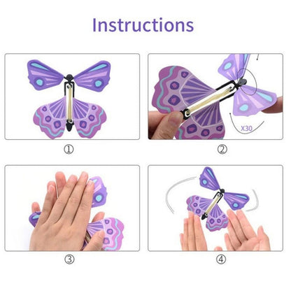 Flying Magic Butterfly Toy (Pack of 2) - FlyingCart.pk