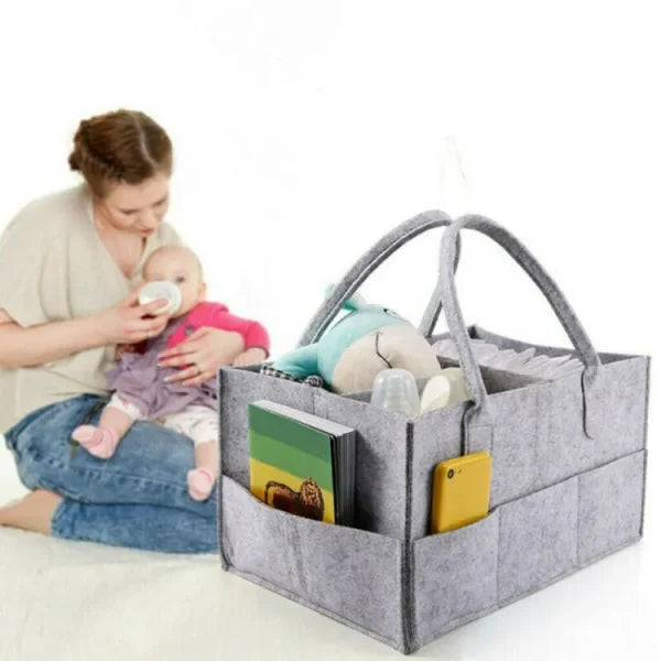 Foldable Baby Diaper Caddy Organizer - Flyingcart.pk