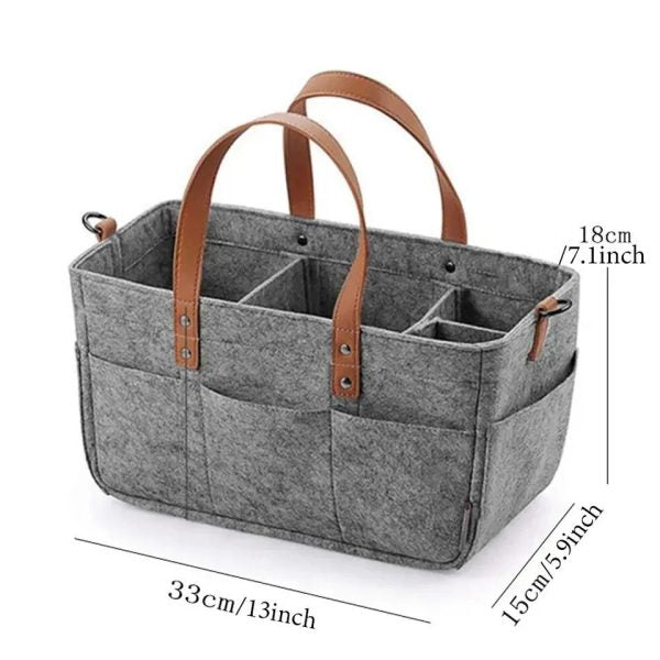 Foldable Baby Diaper Caddy Organizer - Flyingcart.pk