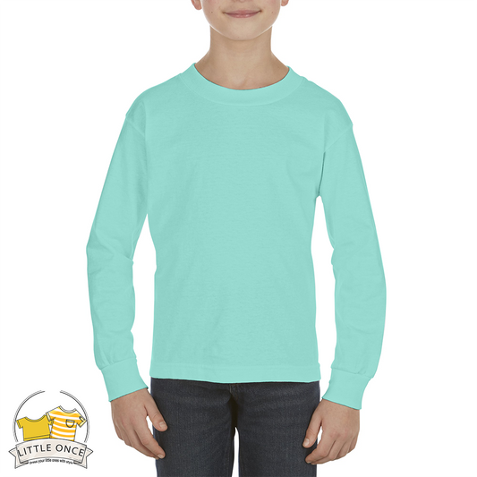 Ice Blue Kids Full Sleeves T-Shirt For Boys - FlyingCart.pk