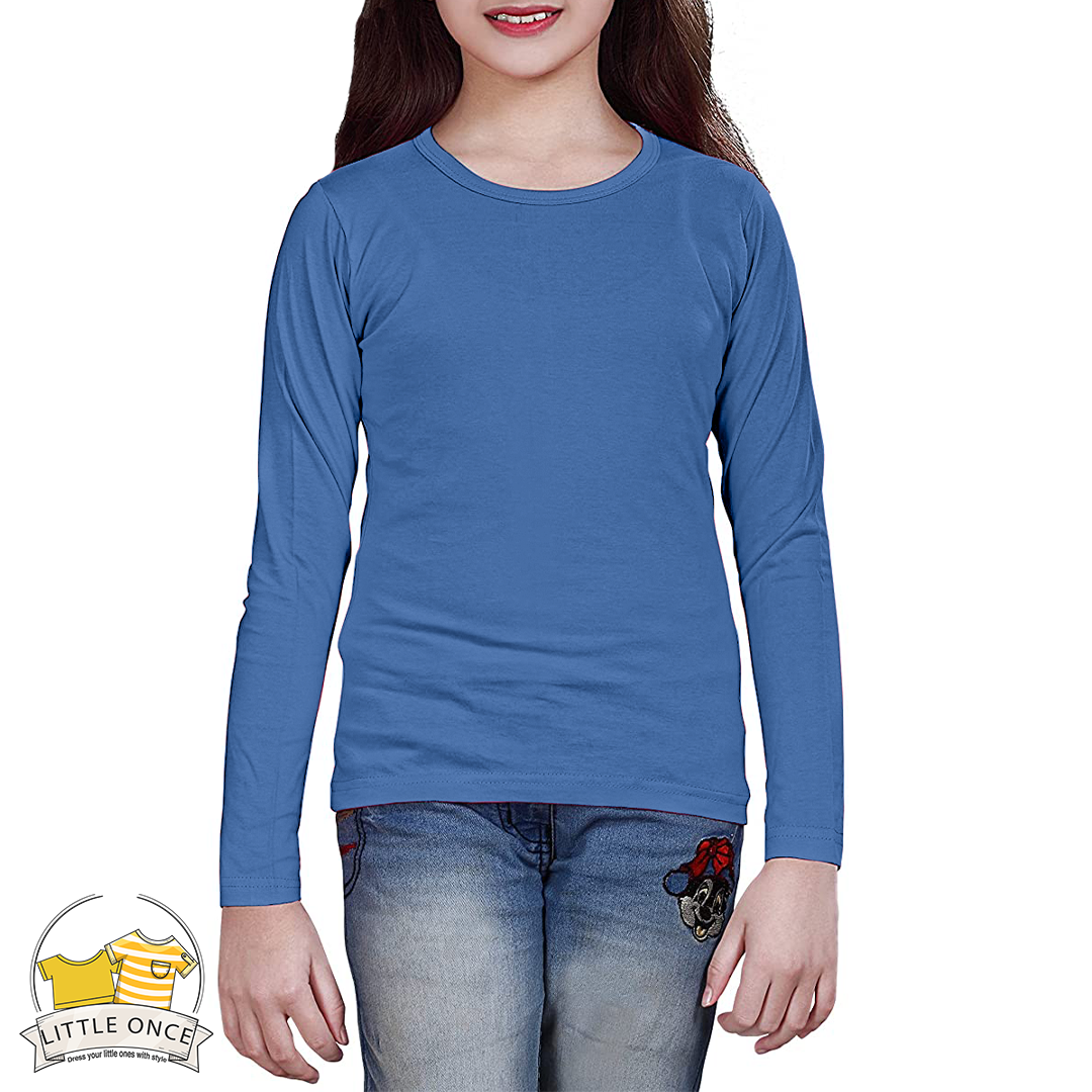 Blue Stone Kids Full Sleeves T-Shirt For Girls