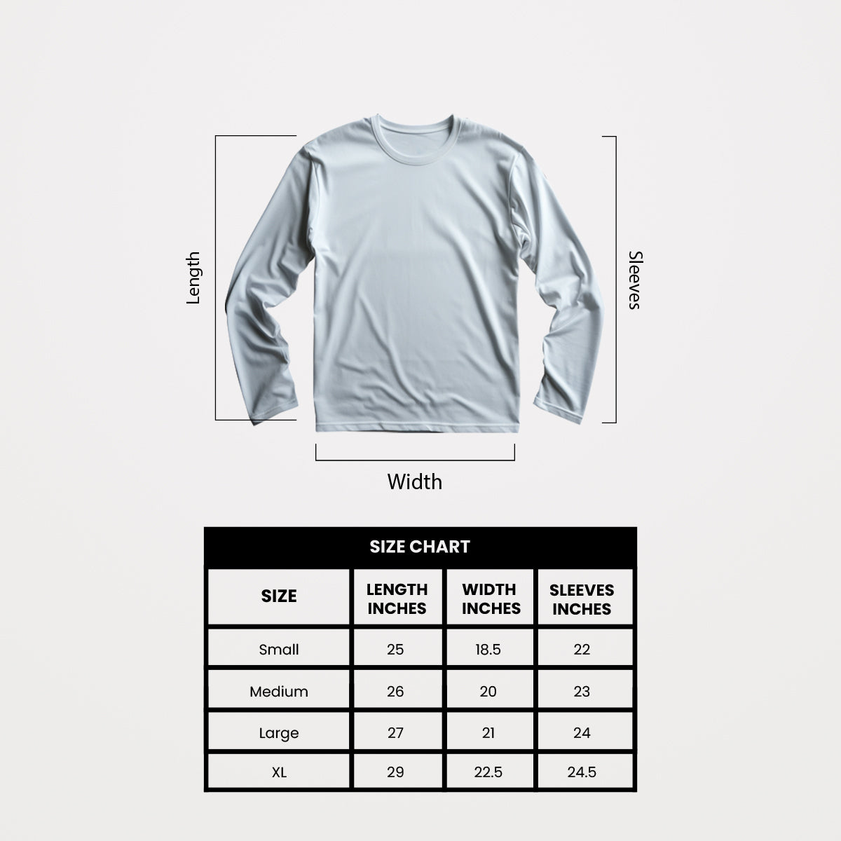 Grey Full Sleeve T-Shirt for Women- FlyingCart.pk