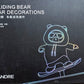 Funny Skateboard Bear Car Dashboard Decoration - Flyingcart.pk