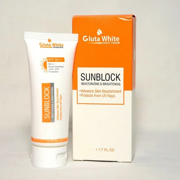 glutawhite-sunblock-spf-60-moisturizing-brightening-uv-protection-65gm-for-all-skin-types-1-flyingcart.pk