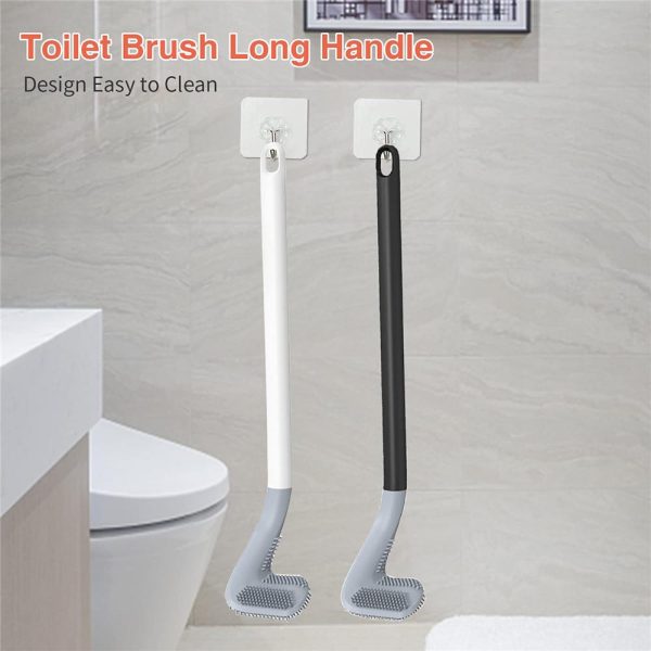 Golf Style Silicone Toilet Brush - Flyingcart.pk
