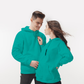 Pullover Hoodie Sea Green - Flyingcart.pk