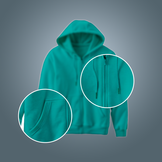 Zipper Sea Green- Flyingcart.pk