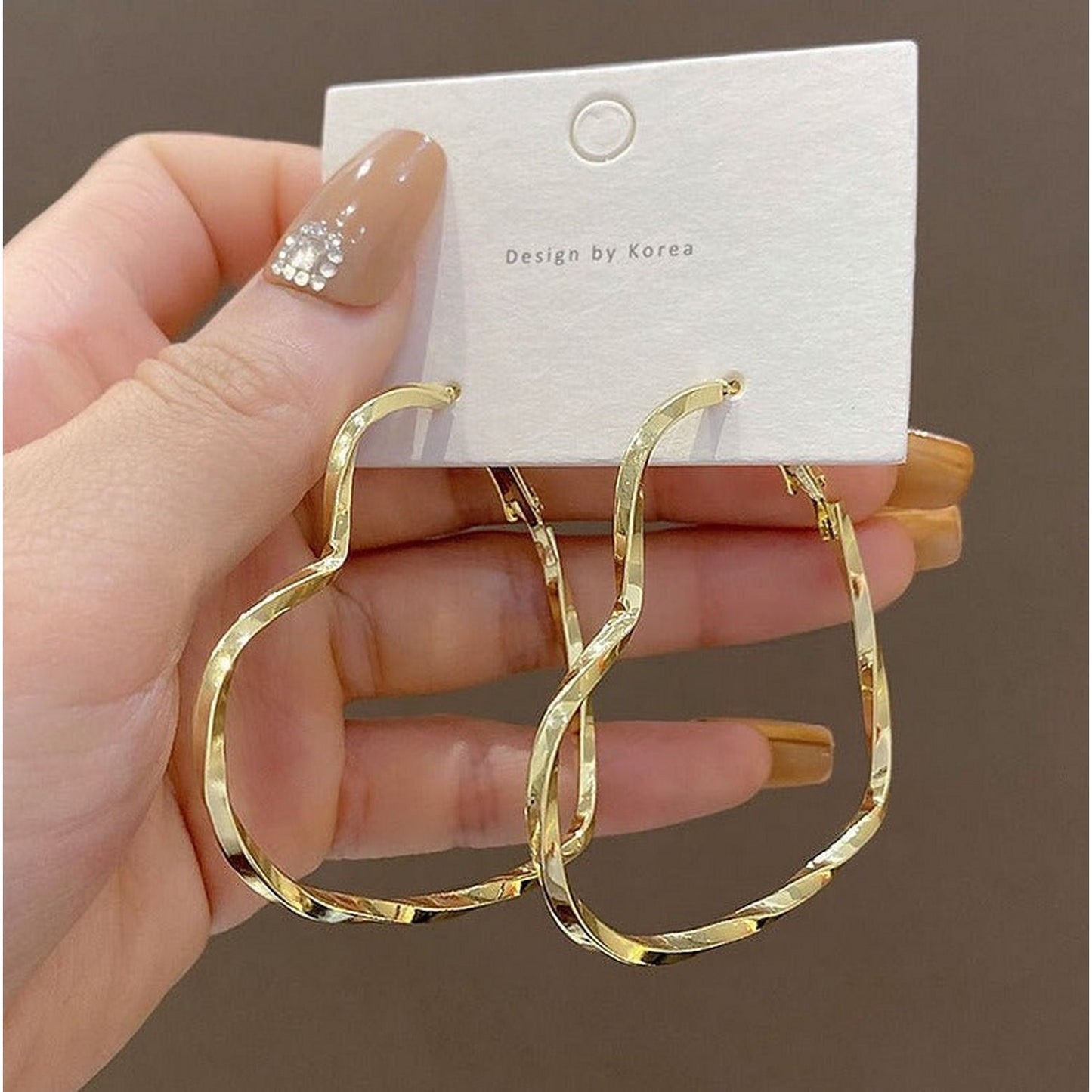 Heart Hoop Earrings - FlyingCart.pk