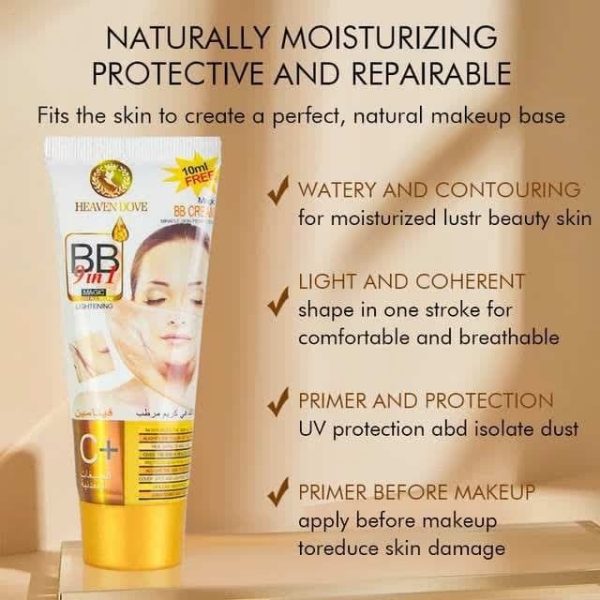 Heaven Dove Bb Cream, Bb & C+ 9 In 1 Magical Lightening Cream-FlyingCart.pk