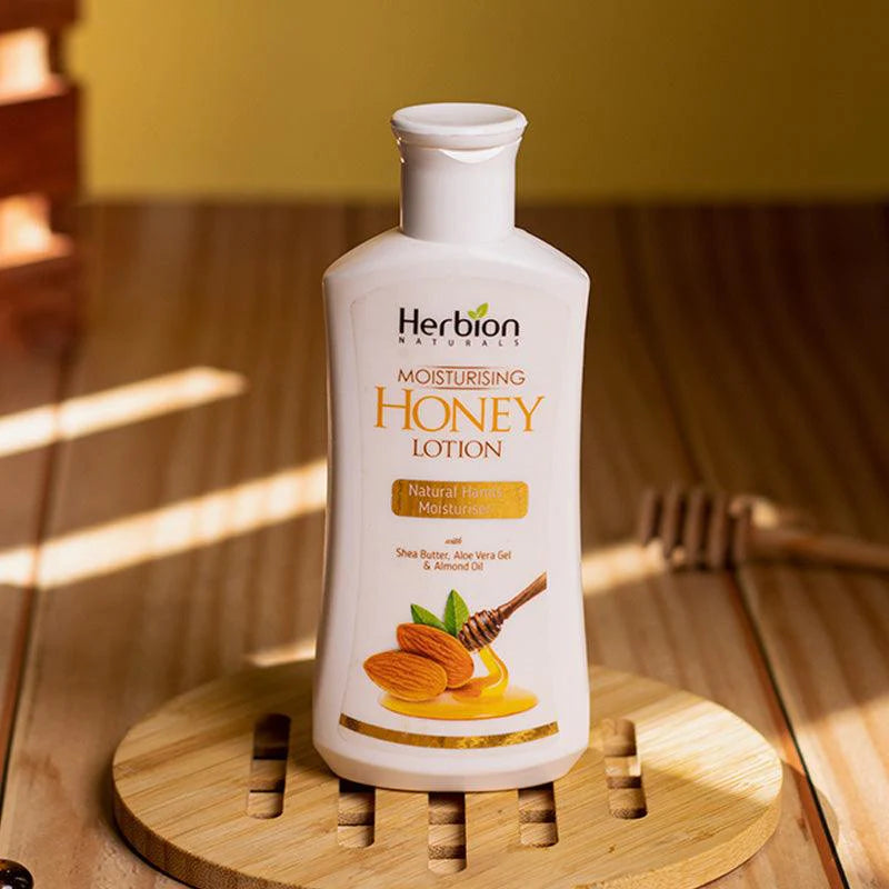 Herbion Moisturizing Honey Lotion  Natural Skin Moisturizer - FlyingCart.pk