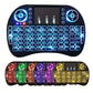 i8 2.4G Mini Wireless Keyboard with Touchpad – 7-Color Backlight - Flyingcart.pk