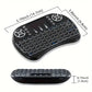 i8 2.4G Mini Wireless Keyboard with Touchpad – 7-Color Backlight - Flyingcart.pk