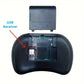 i8 2.4G Mini Wireless Keyboard with Touchpad – 7-Color Backlight - Flyingcart.pk