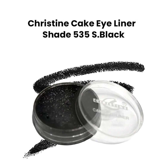 Christine Cake Eyeliner - S.Black 535 - FlyingCart.pk