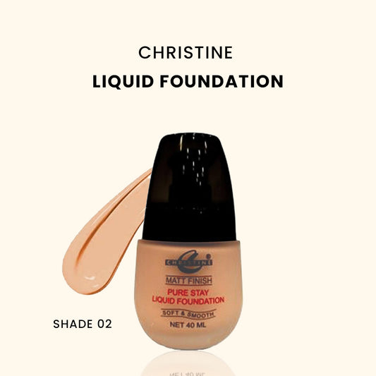 Christine Liquid Foundation 02 - FlyingCart.pk