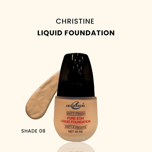 Christine Liquid Foundation 08 - Flyingcart.pk