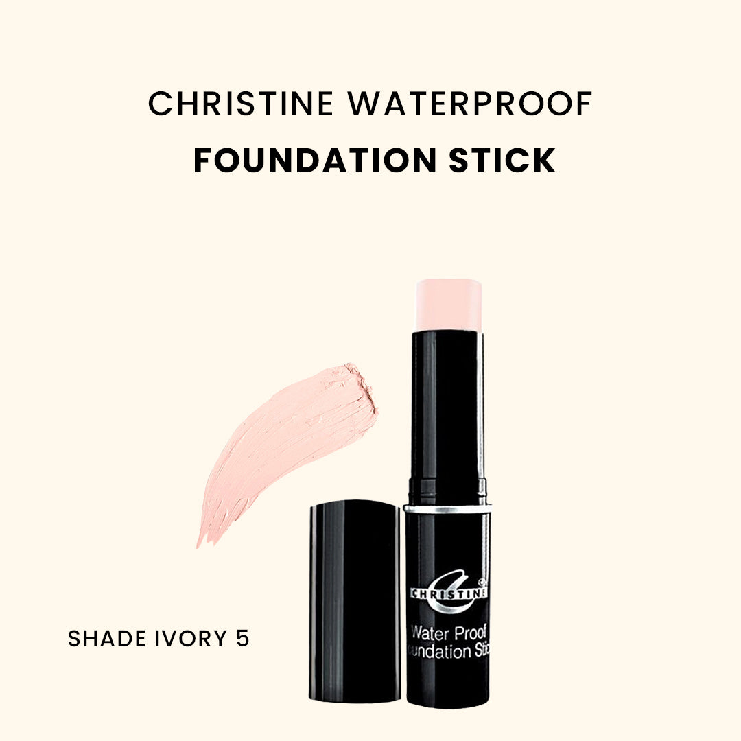 Christine Waterproof Foundation Stick – Shade IVORY 5 - FlyingCart.pk