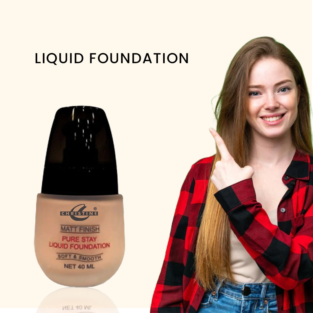 Christine Liquid Foundation 01 - FlyingCart.pk