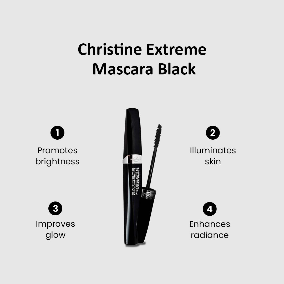 Christine Extreme Mascara – Black - FlyingCart.pk