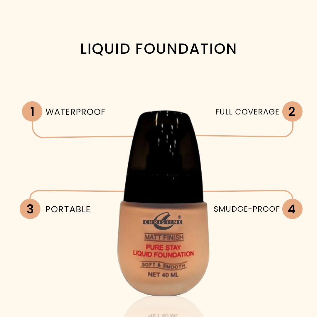 Christine Liquid Foundation 04 - FlyingCart.pk