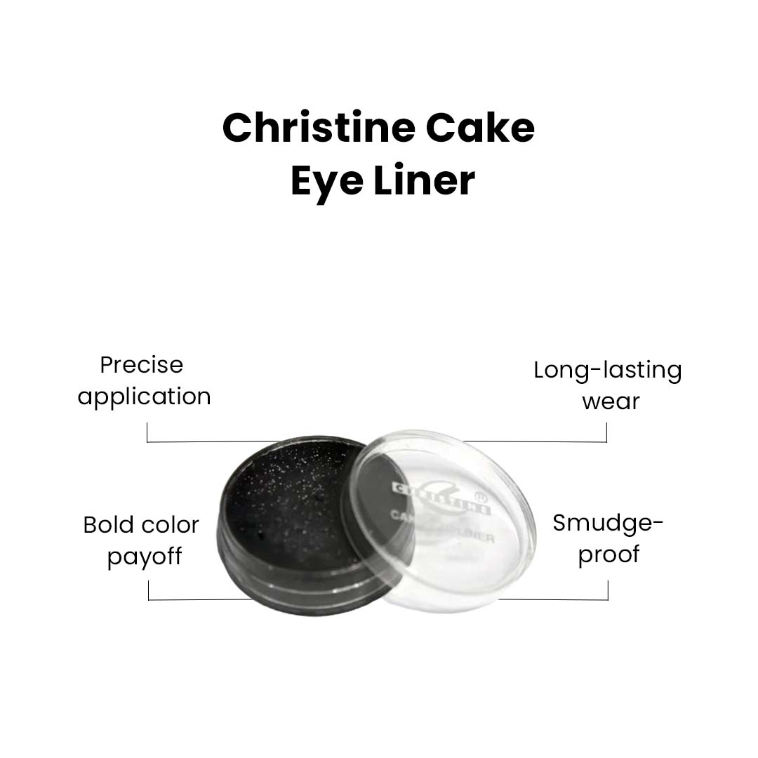 Christine Cake Eyeliner - S.Black 535 - FlyingCart.pk