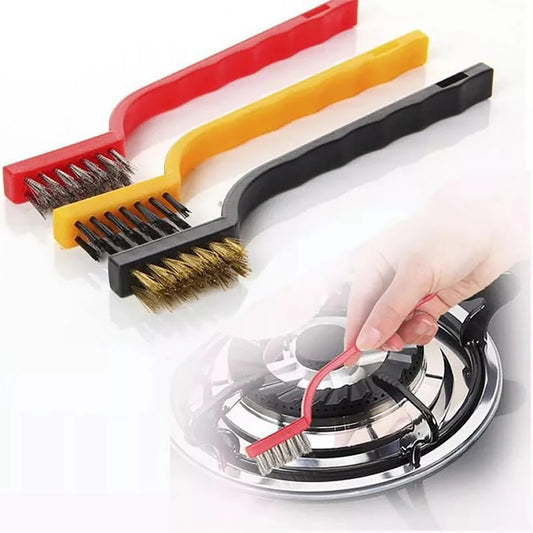 Gas Stove Cleaning Wire Brush Set Of 3 - FlyingCart.pk