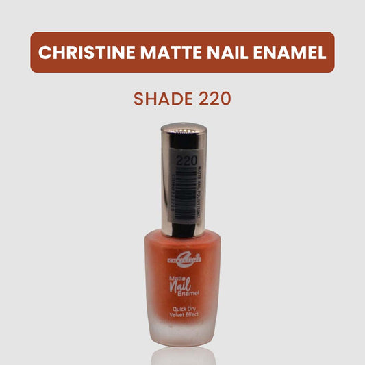 Christine Matte Nail Enamel Shade-220 - Flyingcart.pk