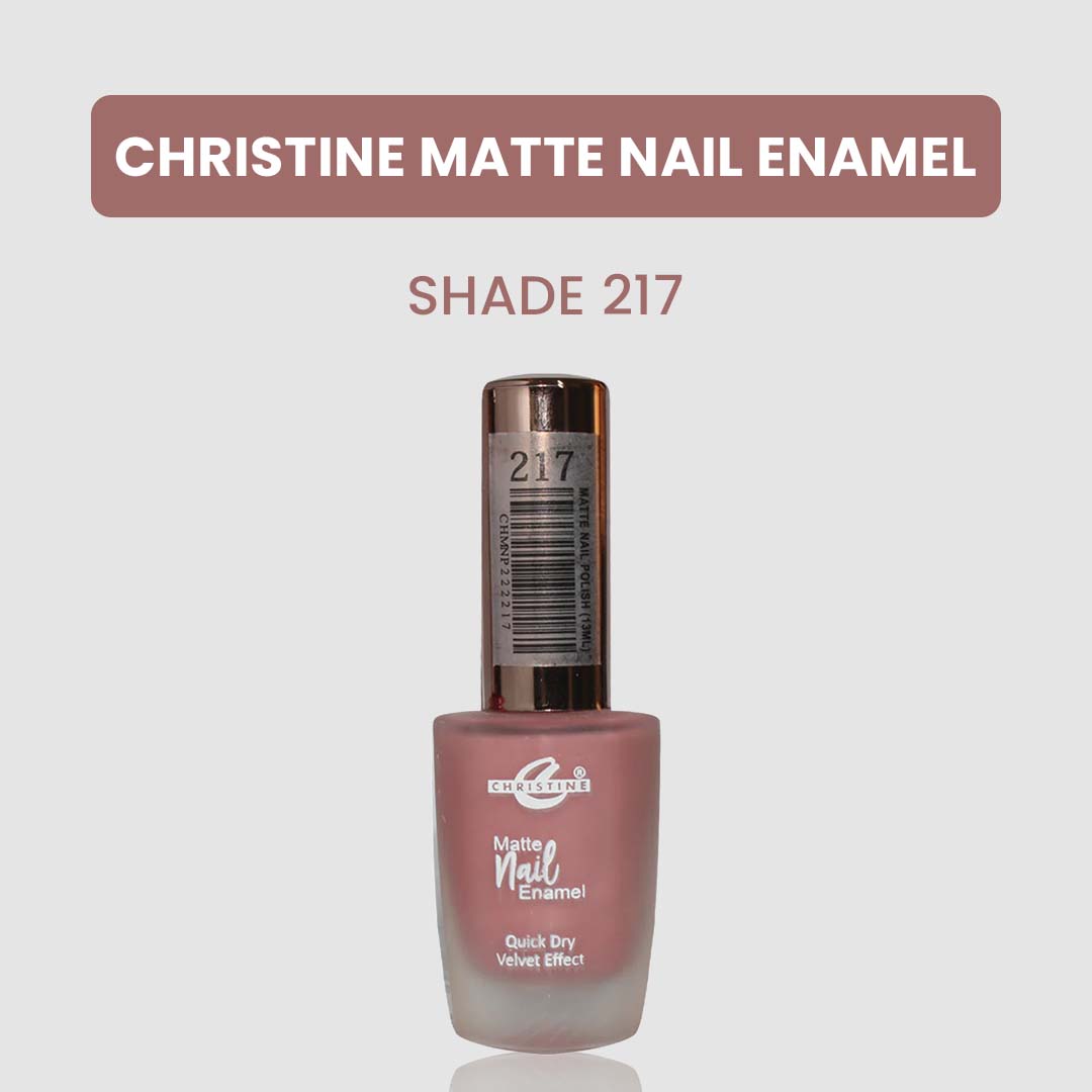 Christine Matte Nail Enamel Shade-217 - FlyingCart.pk