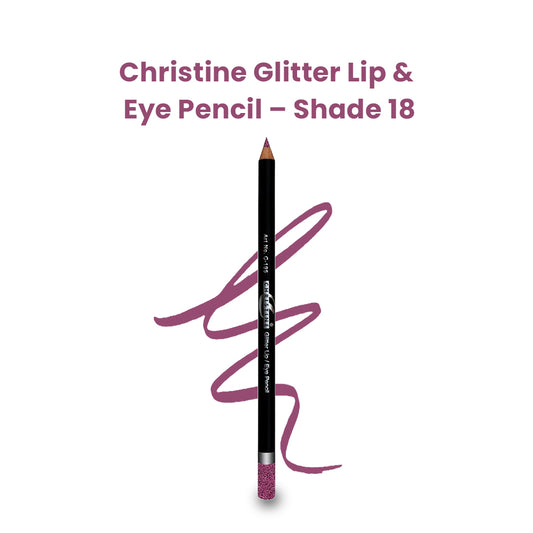 Christine Glitter Lip & Eye Pencil – Shade 18 - Flyingcart.pk