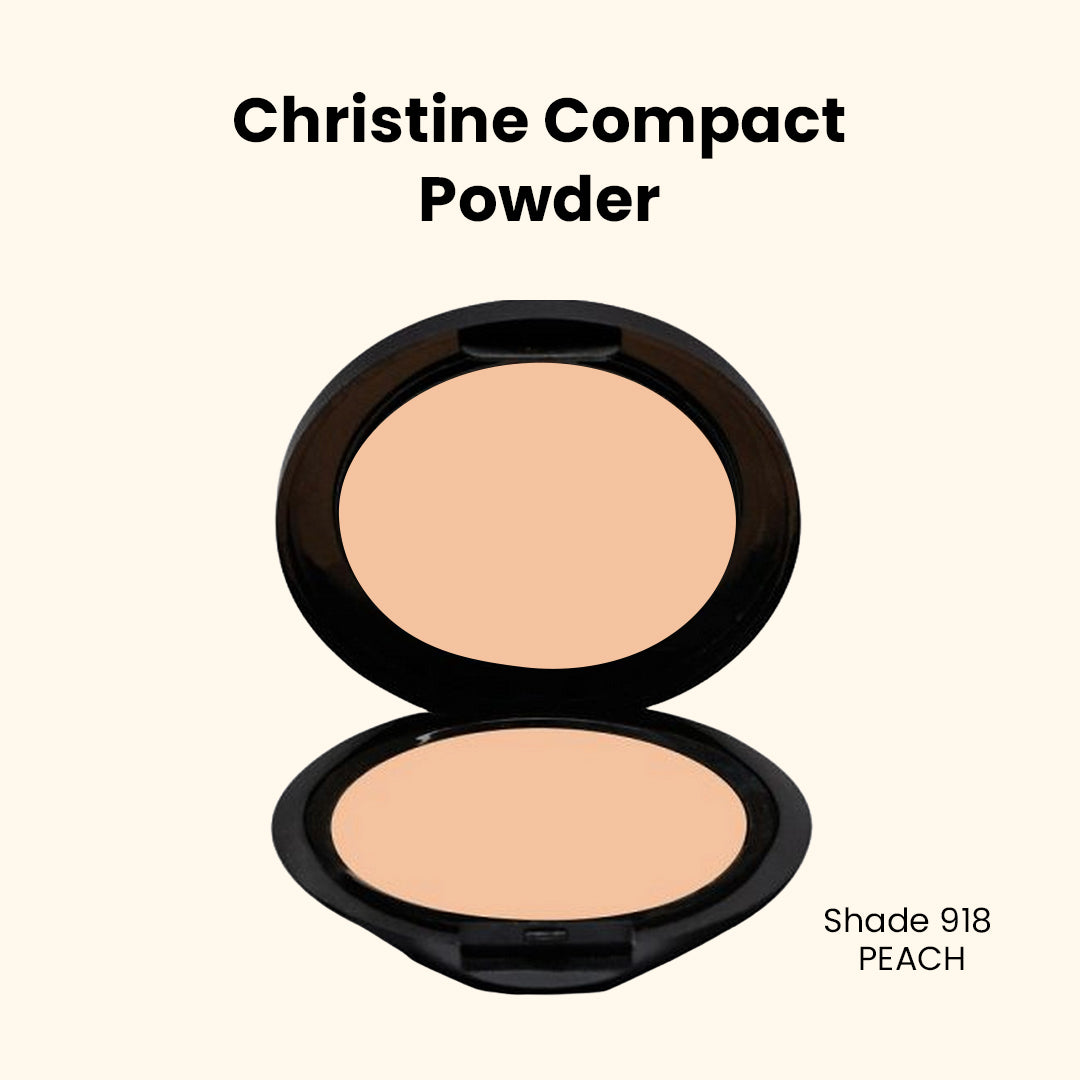 Christine Compact Powder - Shade 918 PEACH - FlyingCart.pk