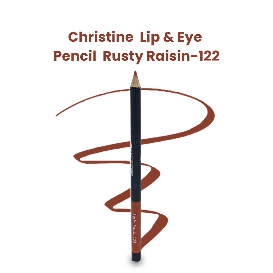 Christine Lip & Eye Pencil Rusty Raisin-122 - Flyingcart.pk