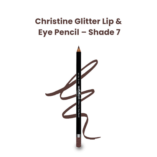 Christine Glitter Lip & Eye Pencil – Shade 07 - Flyingcart.pk