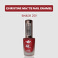 Christine Matte Nail Enamel Shade-201 - FlyingCart.pk