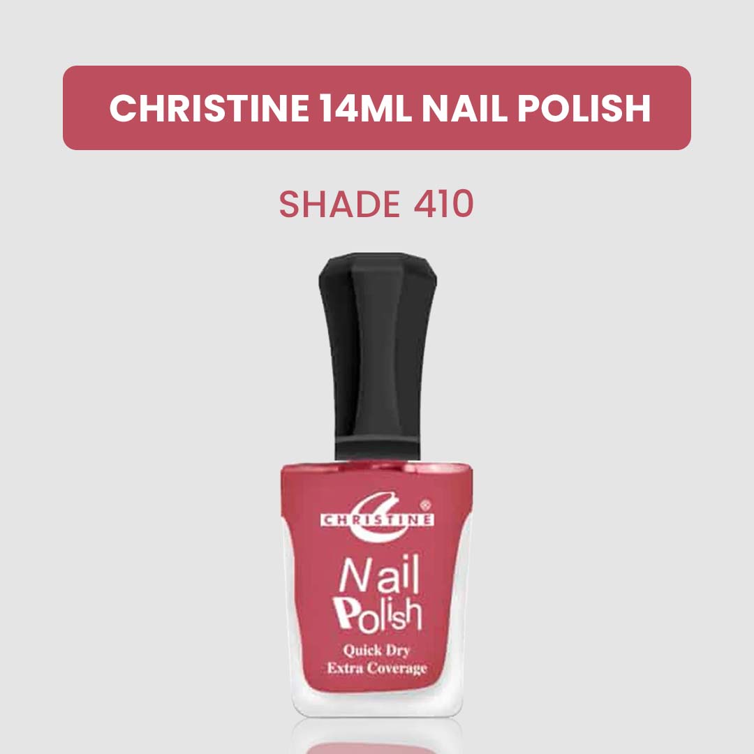 Christine 14ml Nail Polish – Shade 410 - FlyingCart.pk