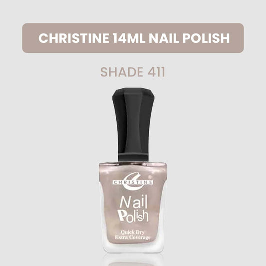 Christine 14ml Nail Polish – Shade 411 - FlyingCart.pk