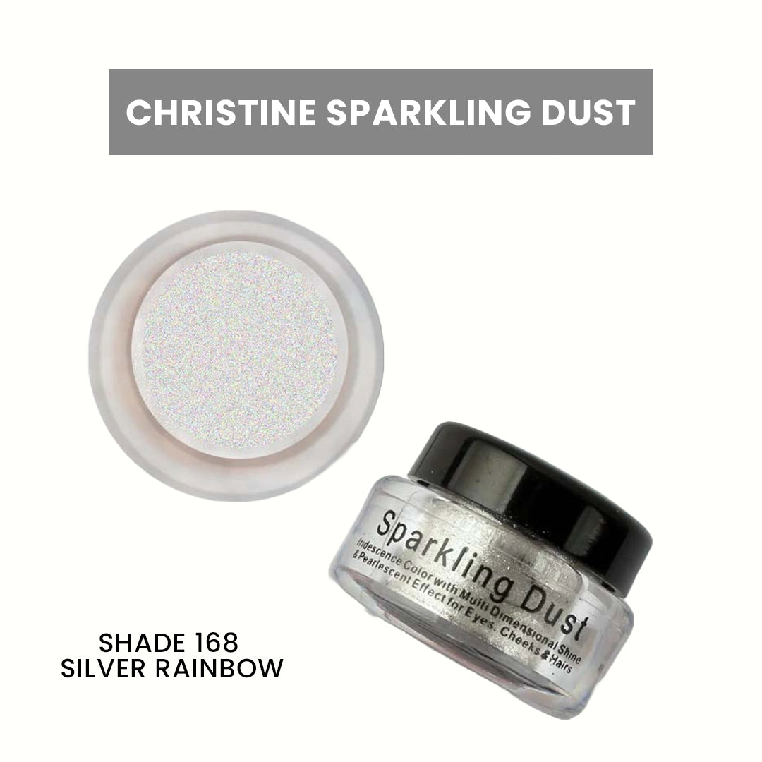 Christine Sparkling Dust – Shade 168 Silver Rainbow - Flyingcart.pk